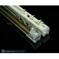 Profil de rail de rideau en aluminium blanc électrophorèse
